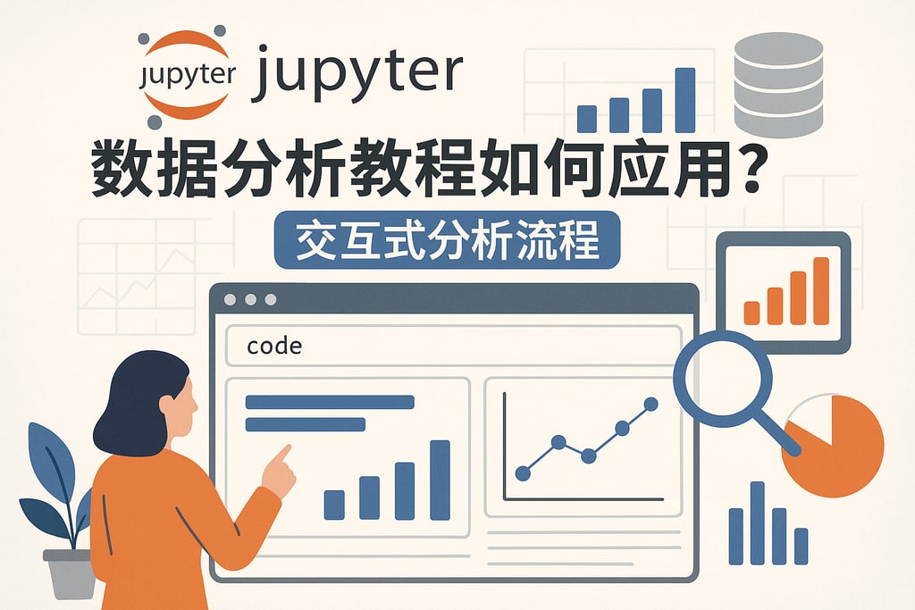 Jupyter Notebook数据分析教程如何应用？交互式分析流程